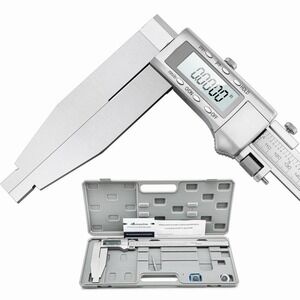 12 Inch Digital Caliper Long Jaw Caliper with 6" Jaw Depth Calipers Measuring To